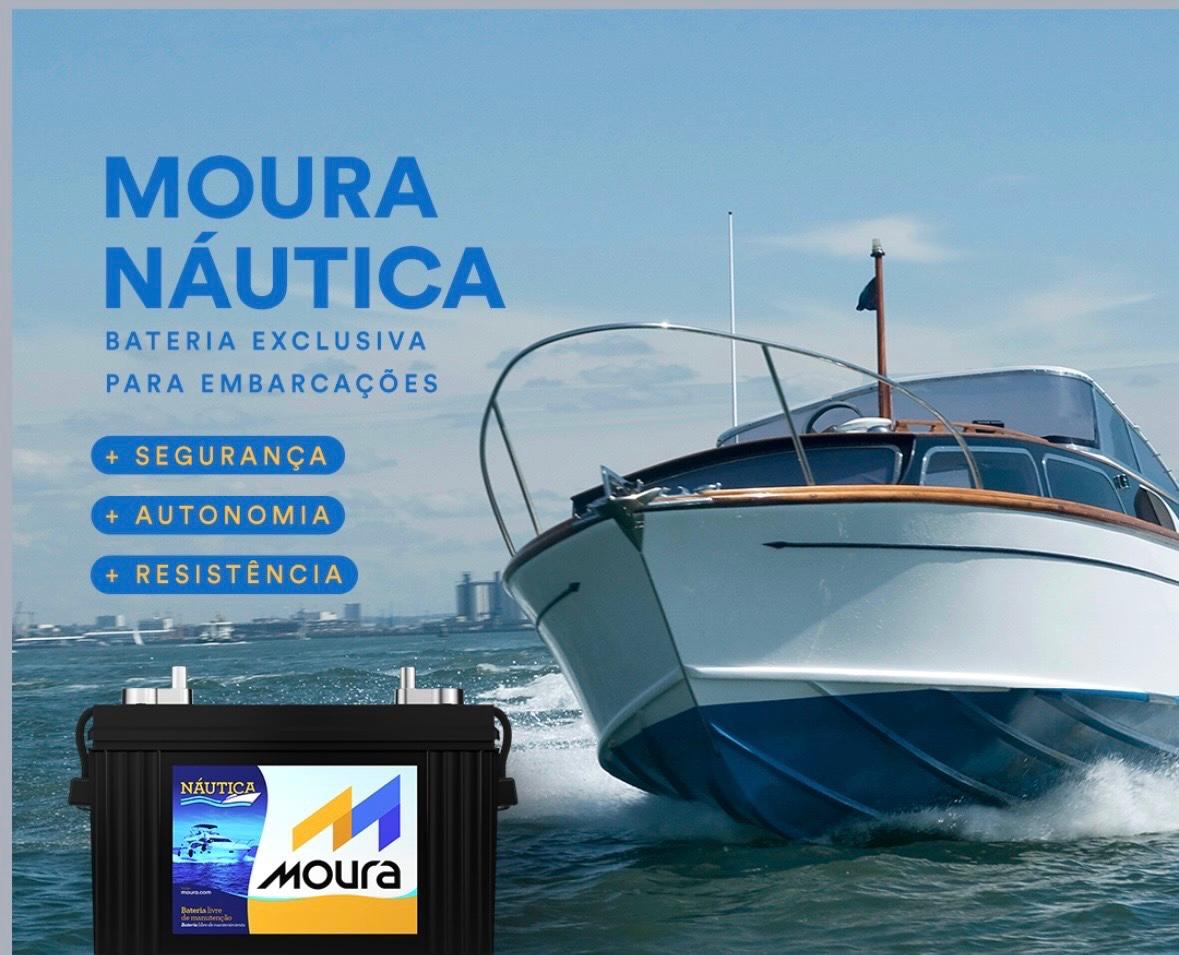 Bateria Moura para embarcação